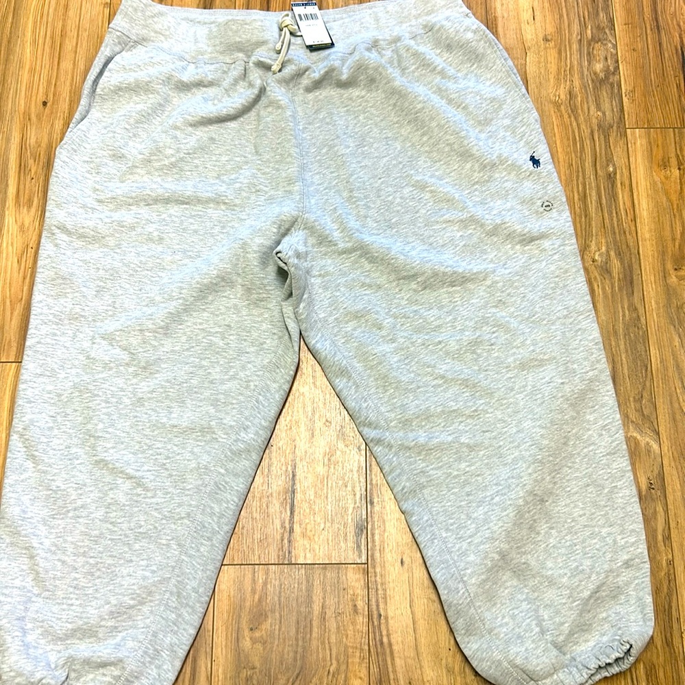 Grey Polo sweatpants